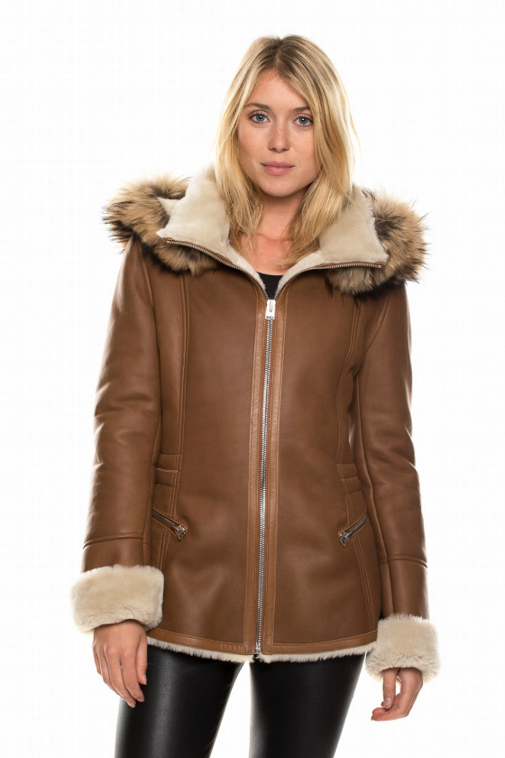 VESTE AGNEAU ELENA SOFT