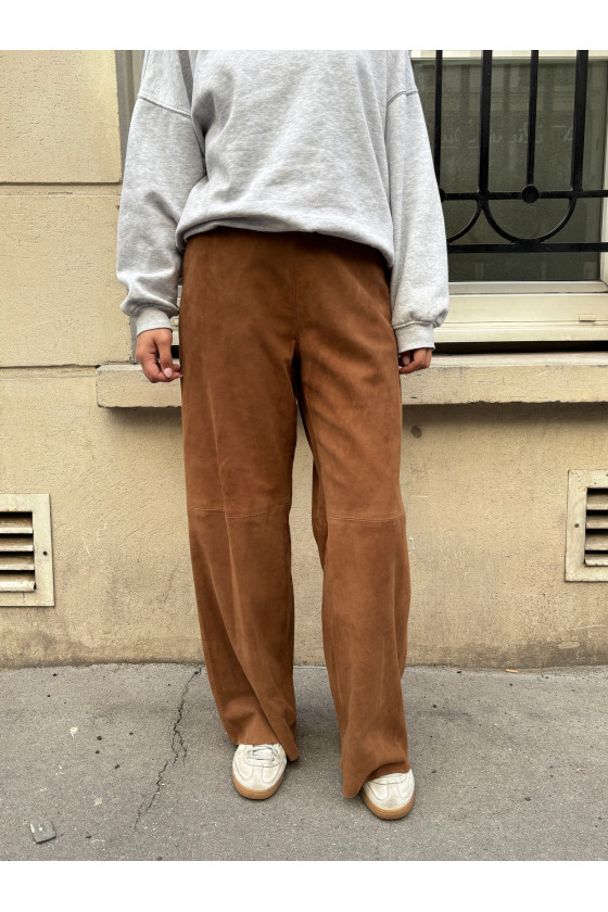 PANTALON LARGE EN VELOURS AVEYRON